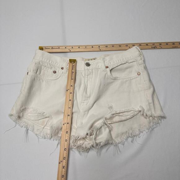 We The Free Free People Size 28 White Womens Shorts - Picture 3 of 4